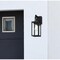 Westinghouse Fixture Wall Outdoor 60W Motion Sensor Victoria, Matte Black Clear Glass 6122600 - alternate 5